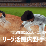 【プロ野球2021】パリーグ活躍内野手5選